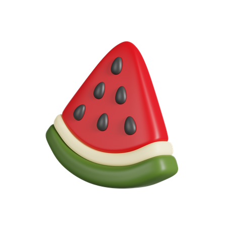 Scheibe Wassermelone  3D Icon