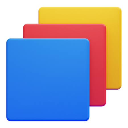 Mehrschichtiges Design  3D Icon