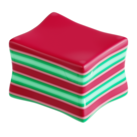 Schichtkuchen  3D Icon