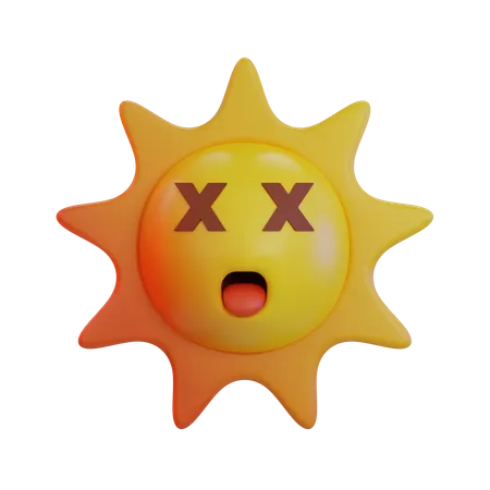 Schielendes Augen-Emoji  3D Icon