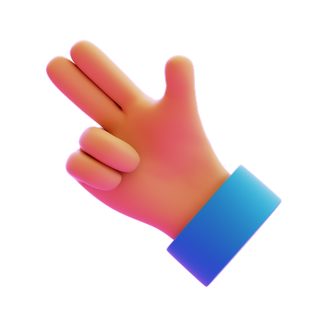 Schießhandbewegung  3D Icon