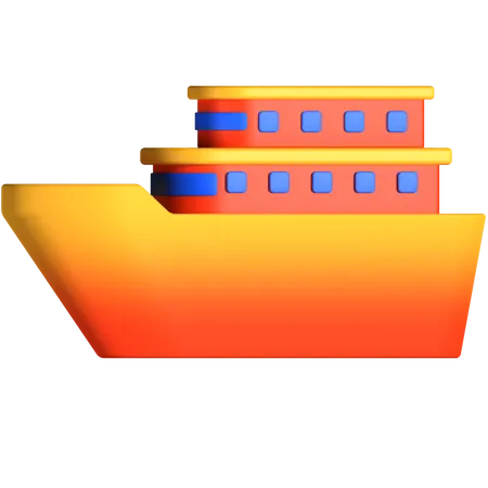 Schiff  3D Icon