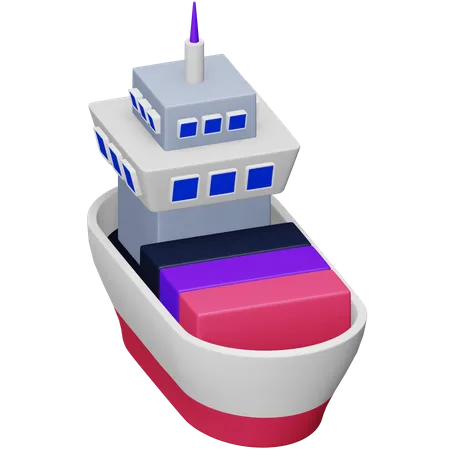 Schiff  3D Icon