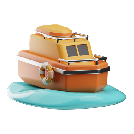 Schiffsboot  3D Icon