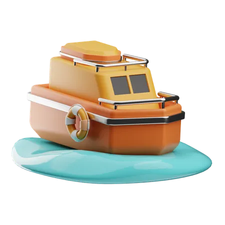 Schiffsboot  3D Icon