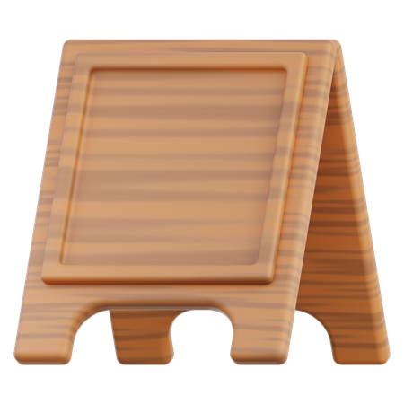 Schild Café  3D Icon