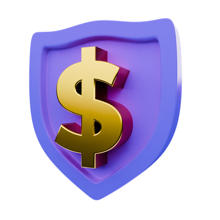 Schilddollar  3D Icon