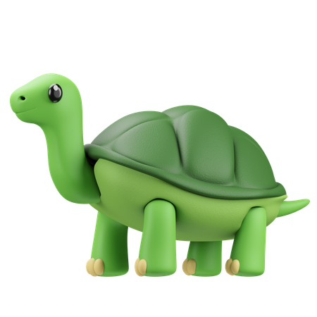 Schildkröten-Emoji  3D Icon