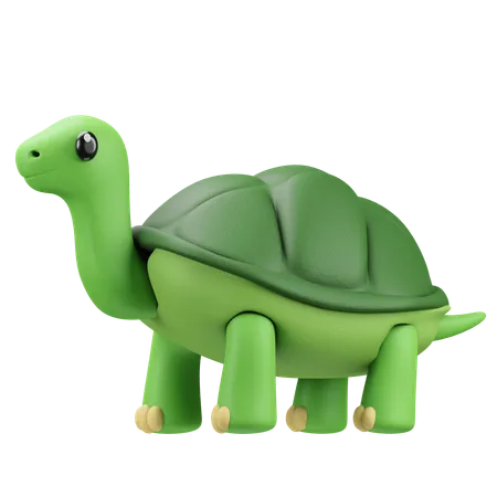 Schildkröten-Emoji  3D Icon