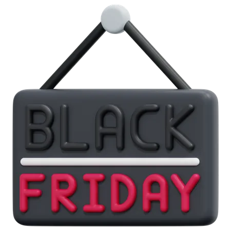 Black Friday-Brett  3D Icon