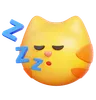 schlafende Katze Emoji