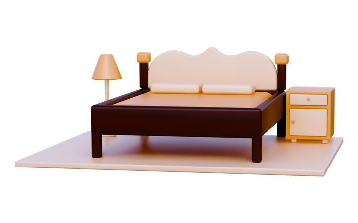 Schlafzimmer  3D Icon