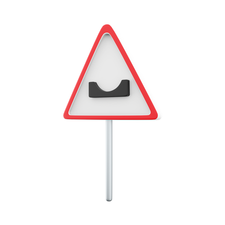 Schlagloch-Schild  3D Icon