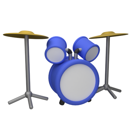 Schlagzeug  3D Icon