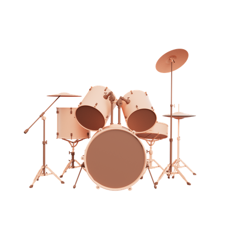 Schlagzeug  3D Icon