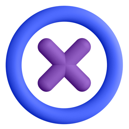 Schließen  3D Icon