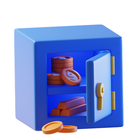 Schließfach  3D Icon