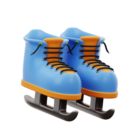 Schlittschuhschuhe  3D Icon