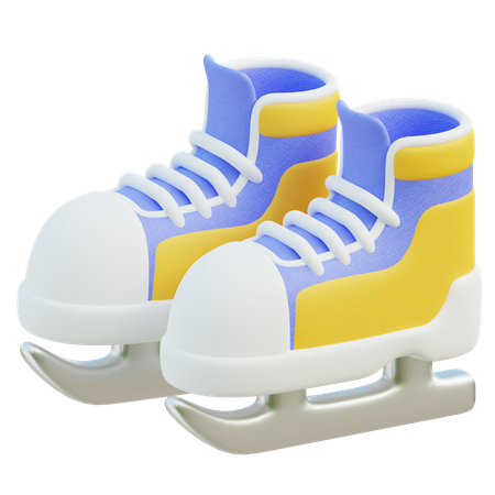 Schlittschuhschuhe  3D Icon