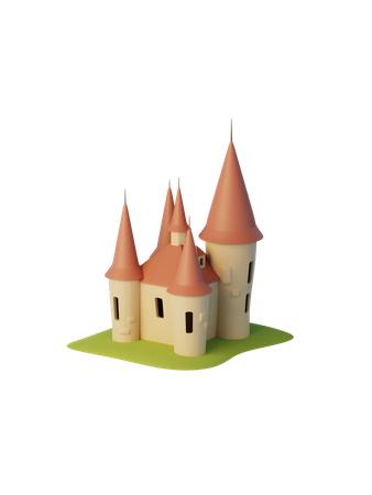 Schloss  3D Illustration