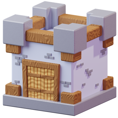 Schloss  3D Icon