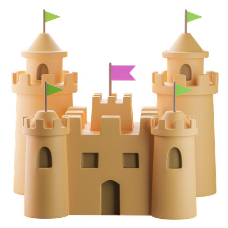 Schloss  3D Icon