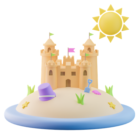 Schloss  3D Icon