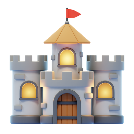 Schloss  3D Icon