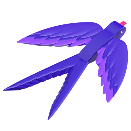 Schlucken vogel  3D Icon