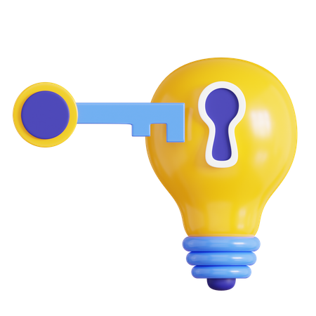 Schlüsselidee  3D Icon