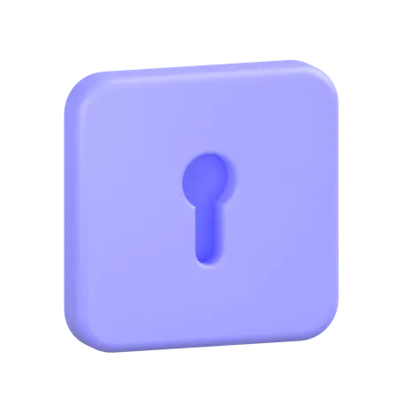 Schlüsselloch  3D Icon