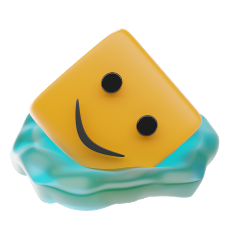 Schmelzendes Gesicht Emoji  3D Icon