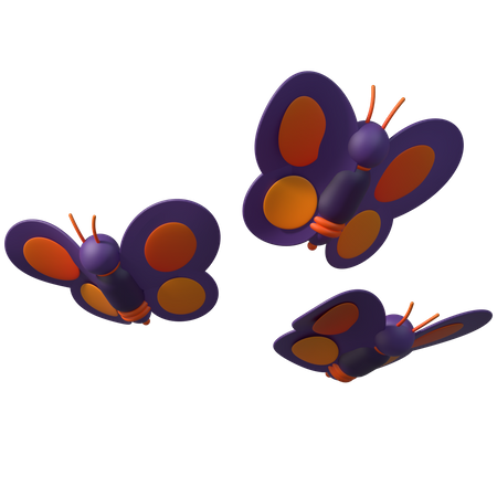 Schmetterling  3D Illustration