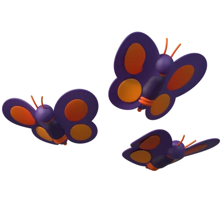Schmetterling  3D Illustration