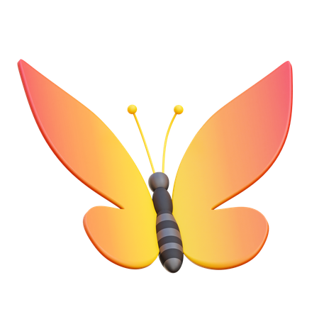 Schmetterling  3D Icon