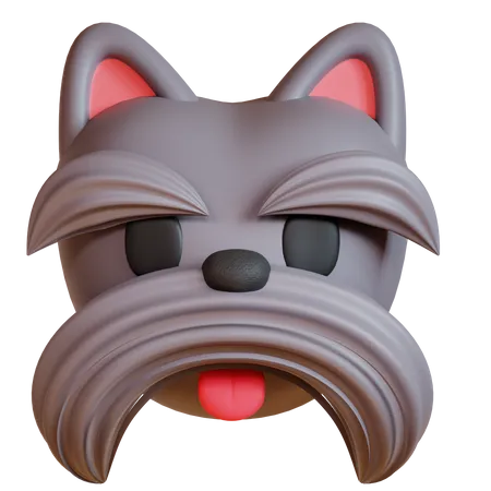 Schnauzer nain  3D Icon