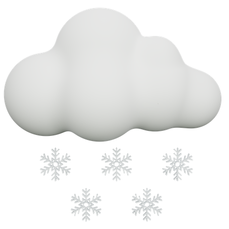 Schnee  3D Icon