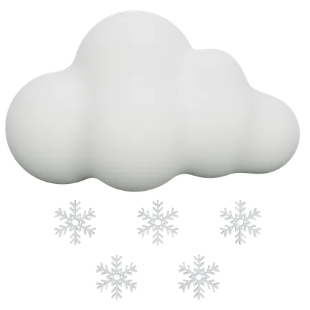 Schnee  3D Icon