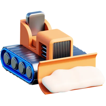 Schnee-Bulldozer  3D Icon