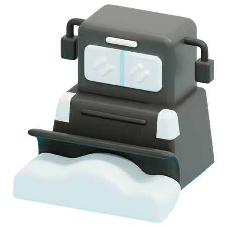 Schneeräumfahrzeug  3D Icon