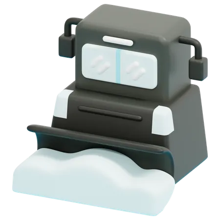 Schneeräumfahrzeug  3D Icon