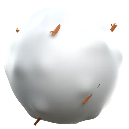 Schneeball  3D Icon