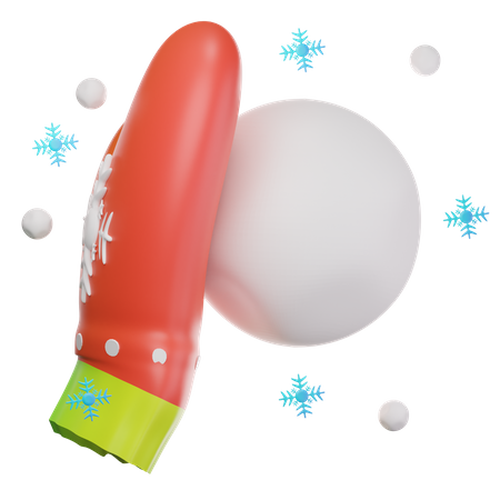 Schneeball  3D Icon