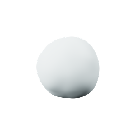 Schneeball  3D Icon