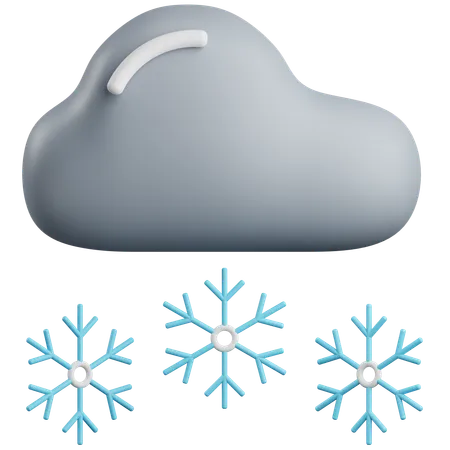 Schneebedeckt  3D Icon