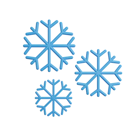 Schneeflocken  3D Icon