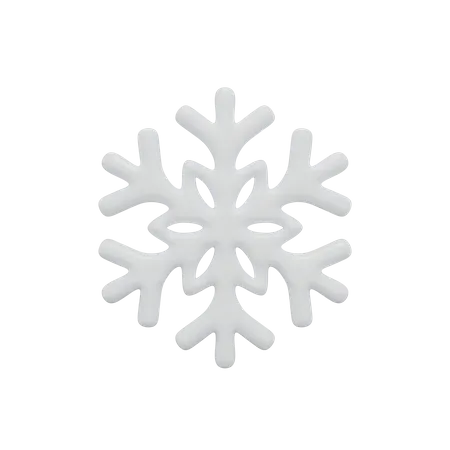 Schneeflockenwetter  3D Icon