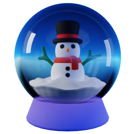 Schneekugel  3D Icon