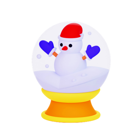 Schneekugel  3D Icon