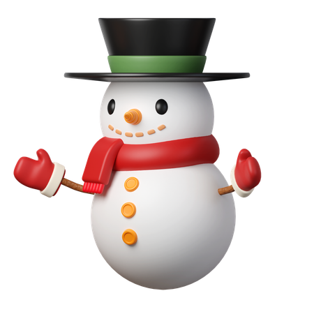 Schneemann  3D Icon